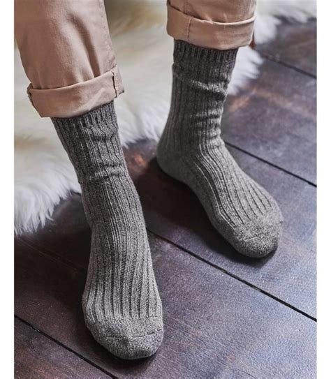 Grey Cotton Socks 